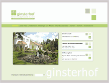 Tablet Screenshot of ginsterhof.info